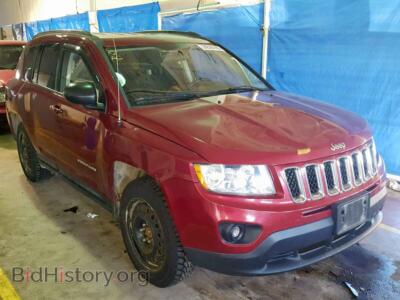 2012 Jeep COMPASS, красный — VIN 1C4NJDAB8CD575597, Copart