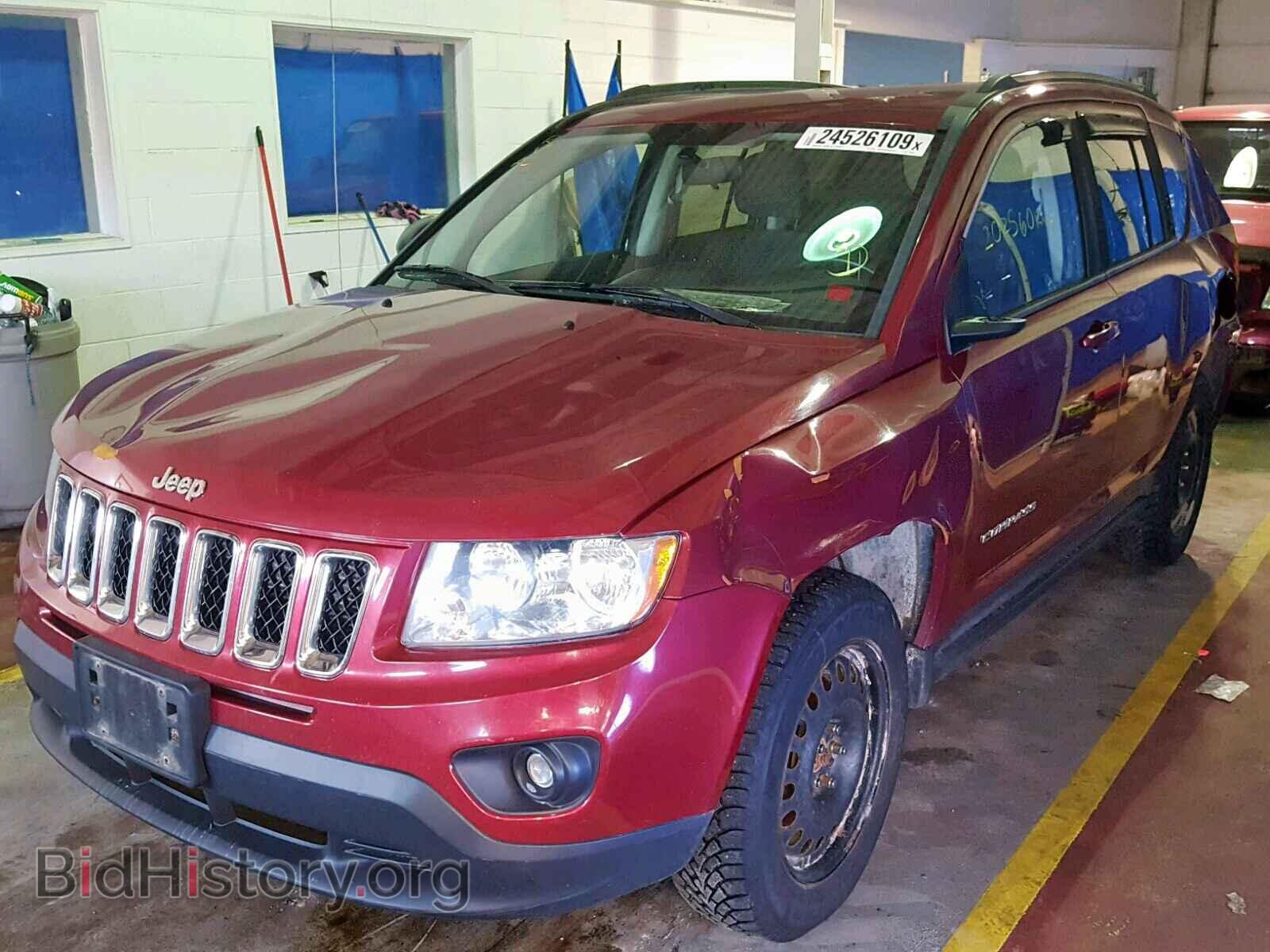 2012 JEEP COMPASS - VIN: 1C4NJDAB8CD575597 - Фото 2