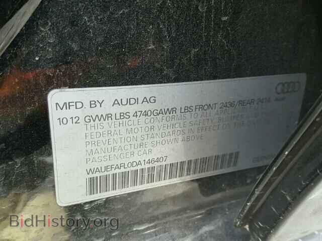 2013 AUDI A4 - VIN: WAUEFAFL0DA146407 - Фото 10