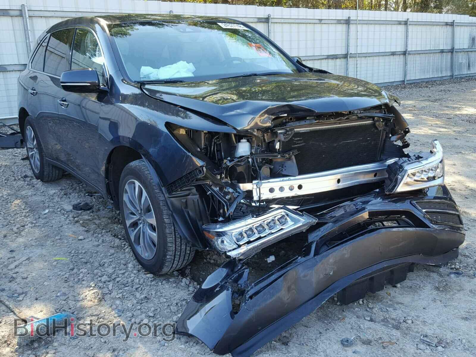 Photo 5FRYD3H44GB012923 - ACURA MDX 2016