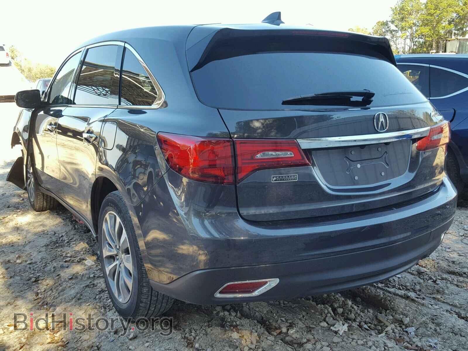 2016 ACURA MDX - VIN: 5FRYD3H44GB012923 - Фото 3