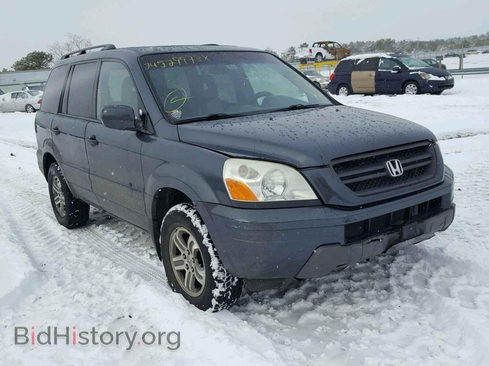 Photo 5FNYF18535B008416 - HONDA PILOT 2005