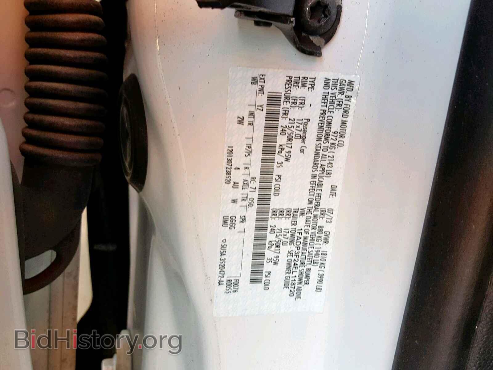 2014 FORD FOCUS SE - VIN: 1FADP3F24EL118720 - Фото 10