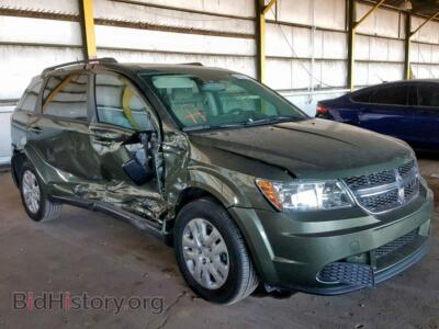 2016 Dodge JOURNEY SE, зеленый — VIN , Copart