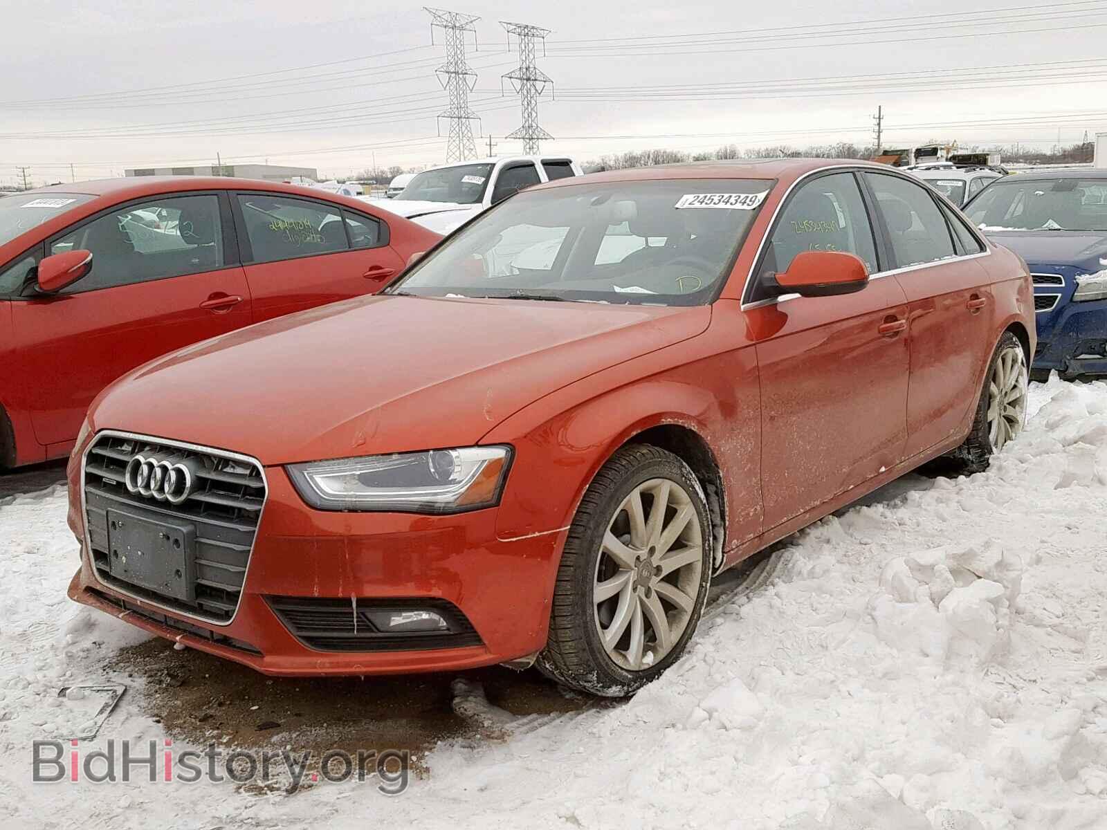 2013 AUDI A4 - VIN: WAUFFAFL0DN022618 - Фото 2