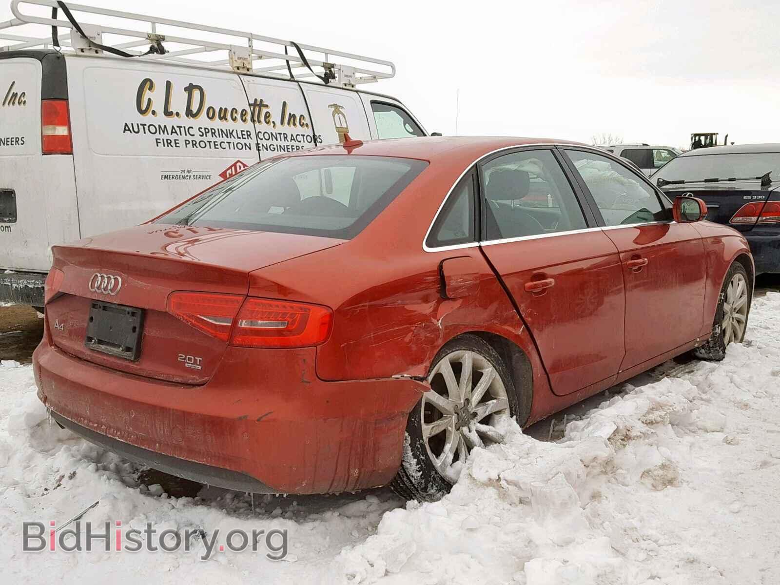 2013 AUDI A4 - VIN: WAUFFAFL0DN022618 - Фото 4