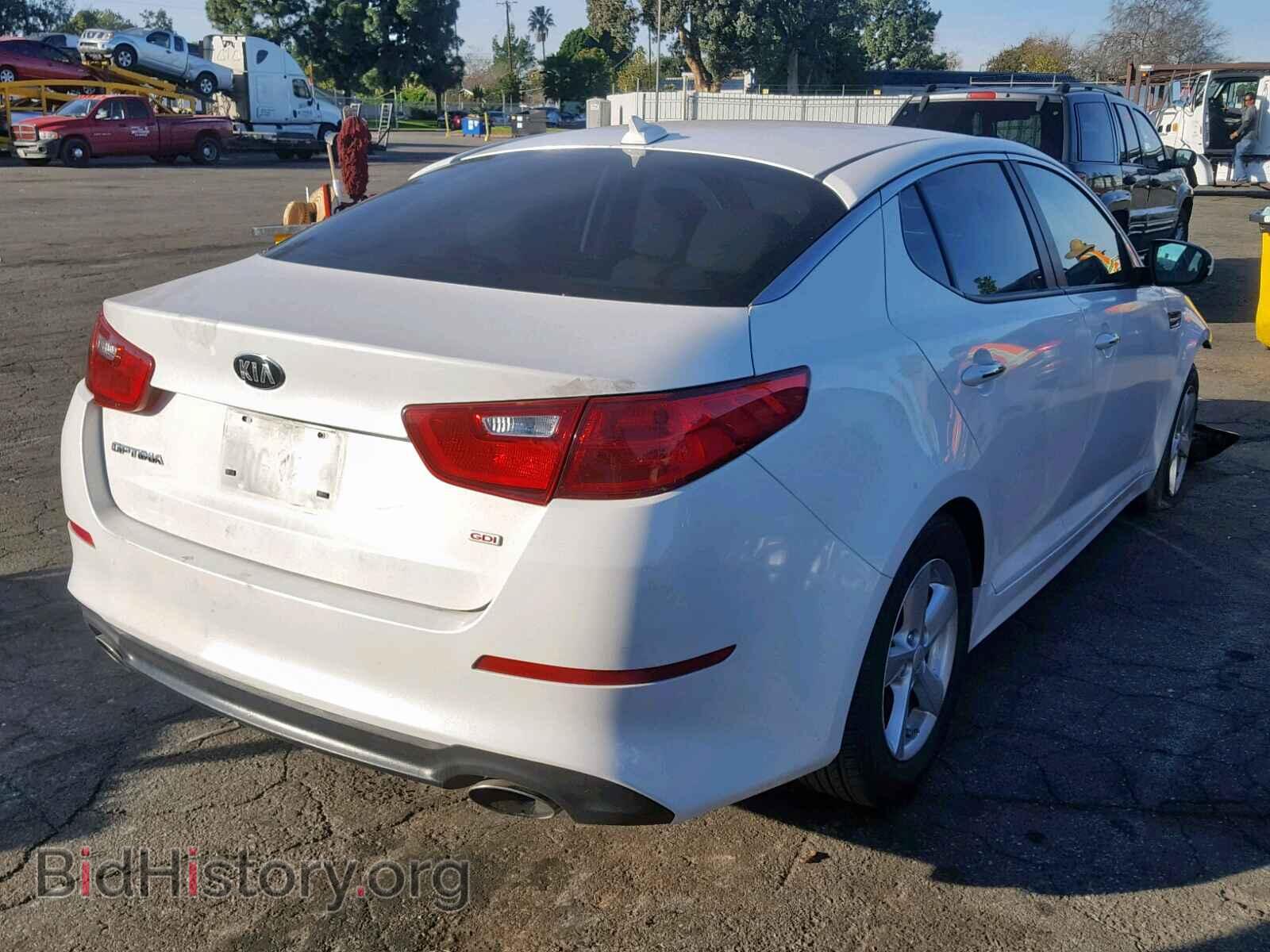2015 KIA OPTIMA - VIN: KNAGM4A73F5665098 - Фото 4