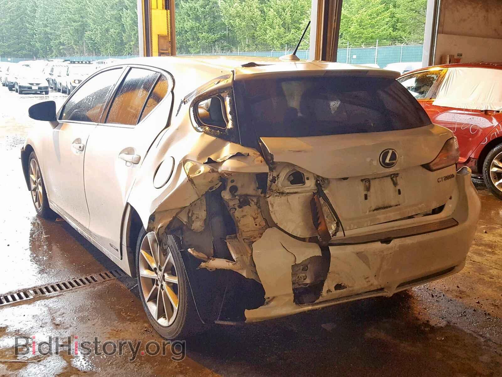 2013 LEXUS CT 200 - VIN: JTHKD5BH6D2166853 - Фото 3