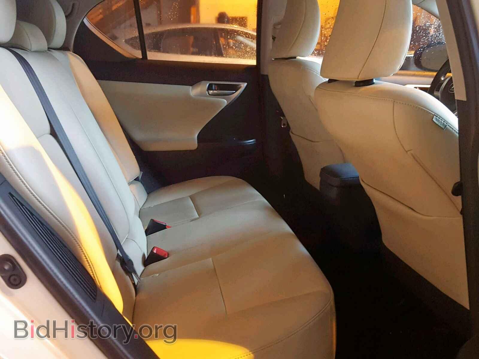 2013 LEXUS CT 200 - VIN: JTHKD5BH6D2166853 - Фото 6