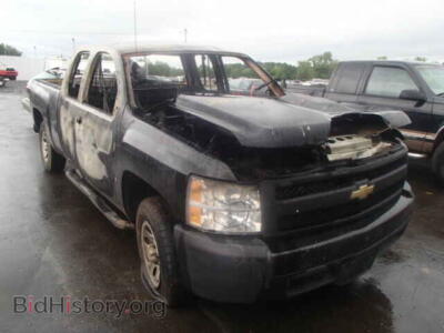2008 Chevrolet SILVERADO, black — VIN 1GCEC19X78Z291543, Copart