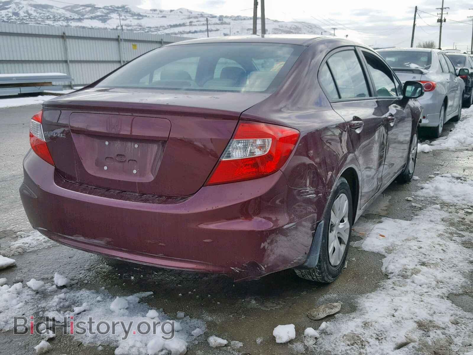 2012 HONDA CIVIC LX - VIN: 19XFB2F58CE057979 - Фото 4