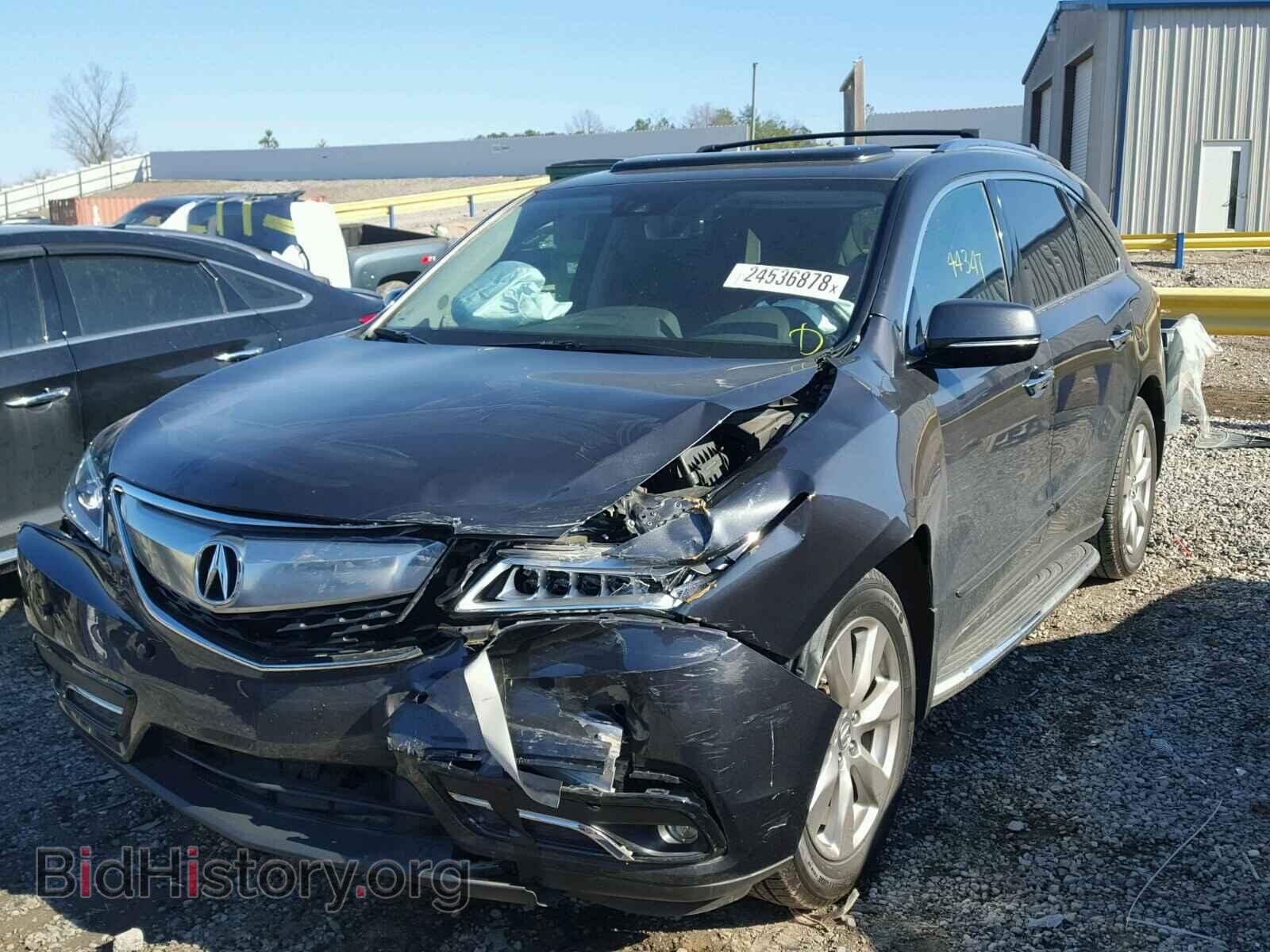 2016 ACURA MDX - VIN: 5FRYD4H94GB024085 - Фото 2