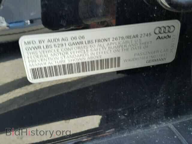 2007 AUDI A6 - VIN: WAUDH74F47N017931 - Фото 10