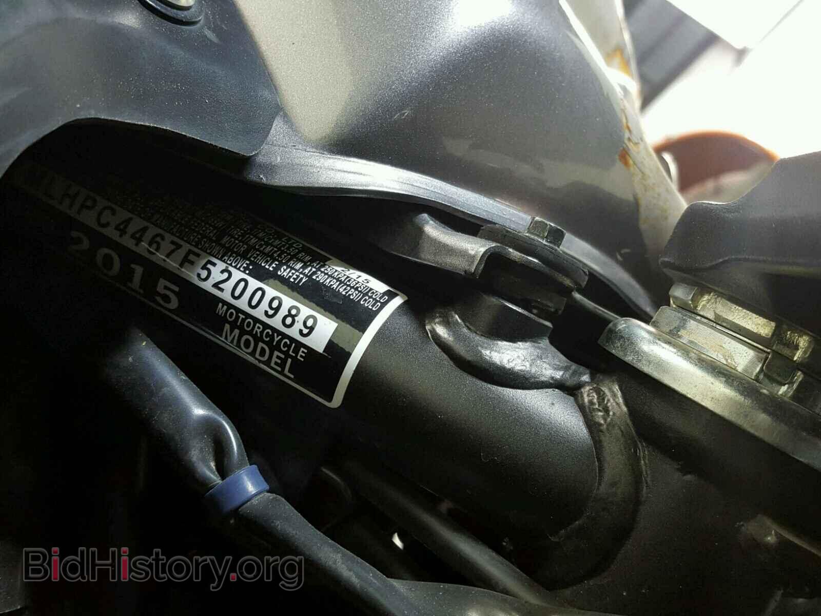 2015 HONDA CBR CYCLE - VIN: MLHPC4467F5200989 - Фото 19