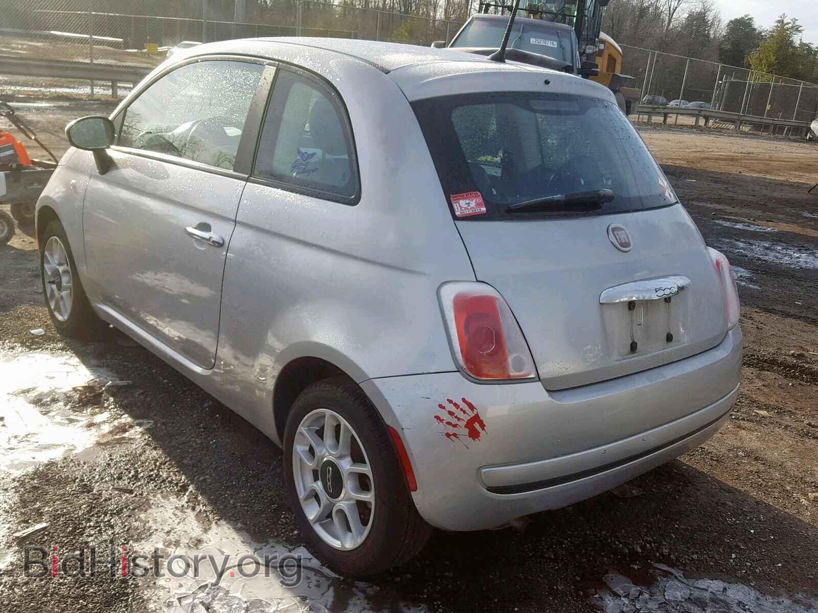 2012 FIAT 500 - VIN: 3C3CFFAR6CT124216 - Фото 3
