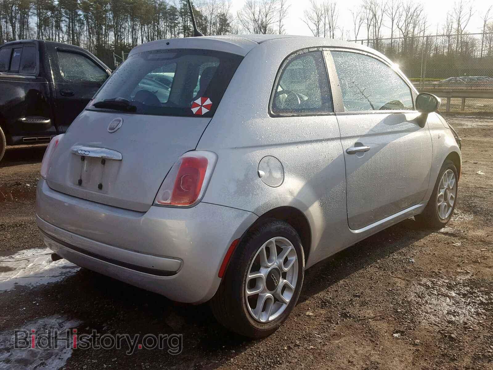 2012 FIAT 500 - VIN: 3C3CFFAR6CT124216 - Фото 4
