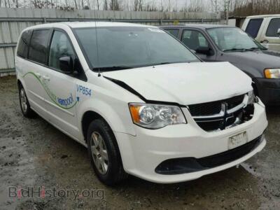 2011 Dodge CARAVAN Grand Cara, white — VIN 2D4RN4DG5BR708120, Copart