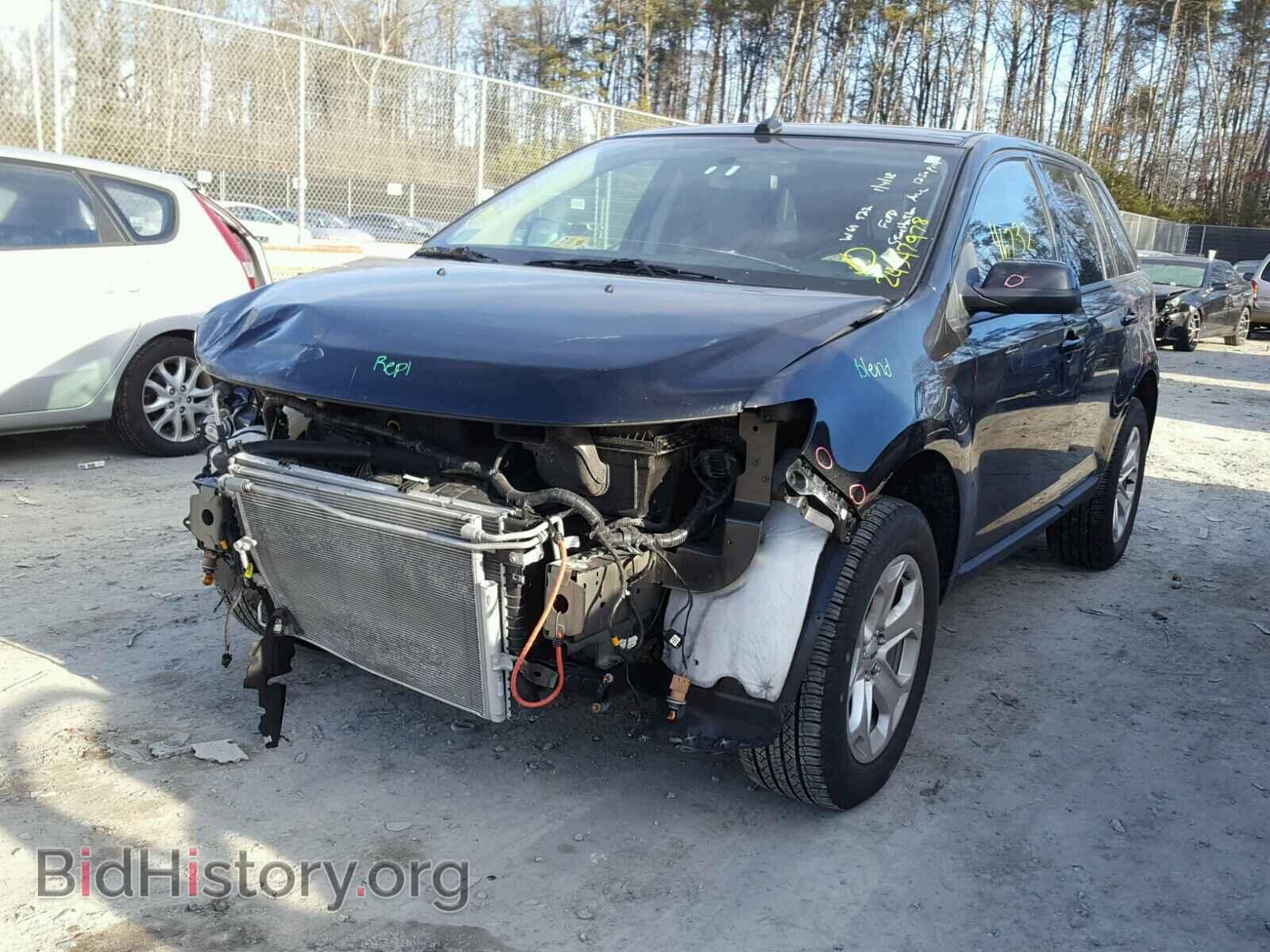 2014 FORD EDGE - VIN: 2FMDK3JC1EBA09202 - Фото 2