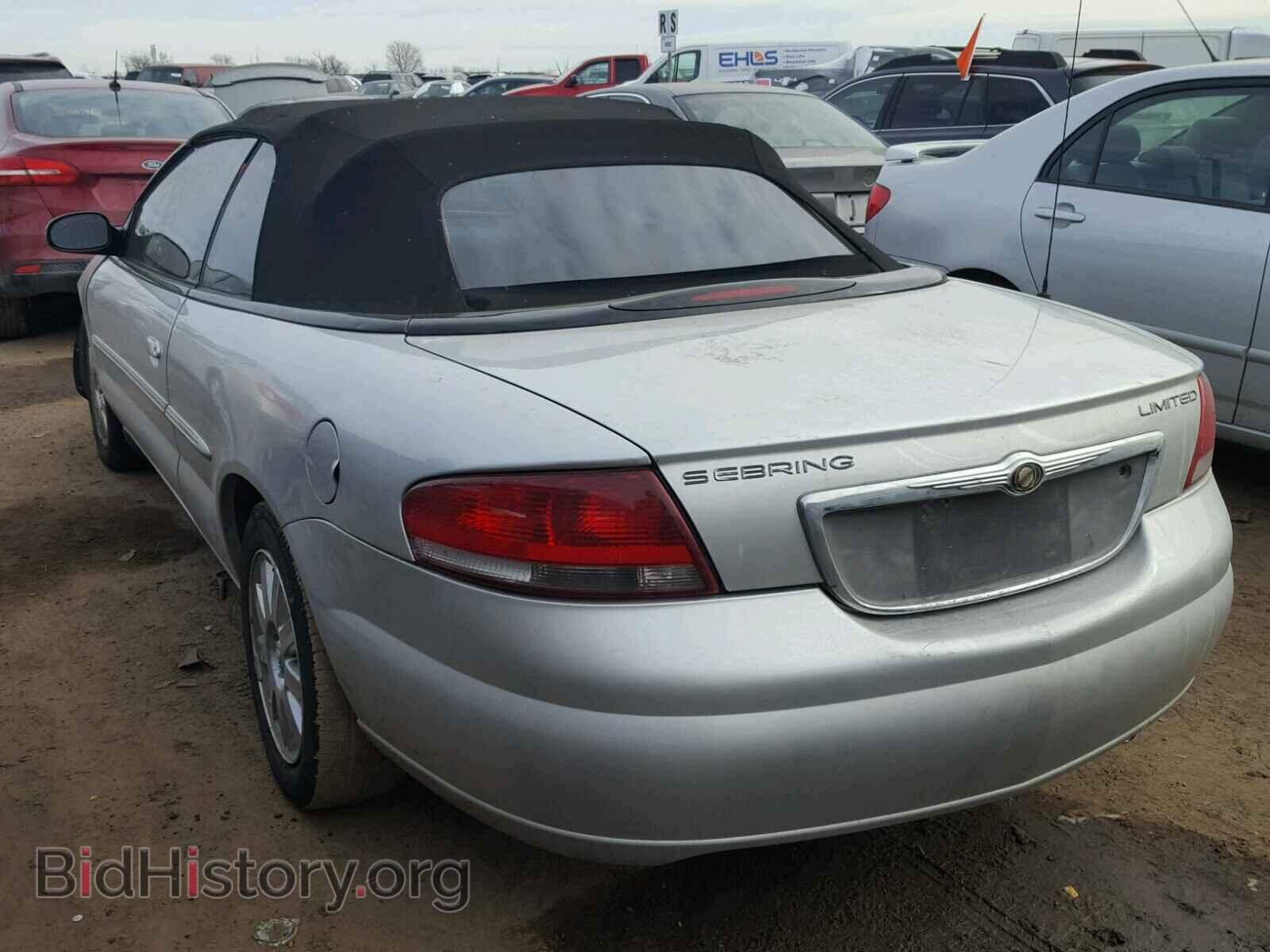 2004 CHRYSLER SEBRING - VIN: 1C3EL65R24N212869 - Фото 3