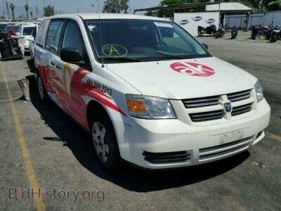 2010 Dodge CARAVAN Grand Cara, белый — VIN 2D4CN1AEXAR307684, Copart