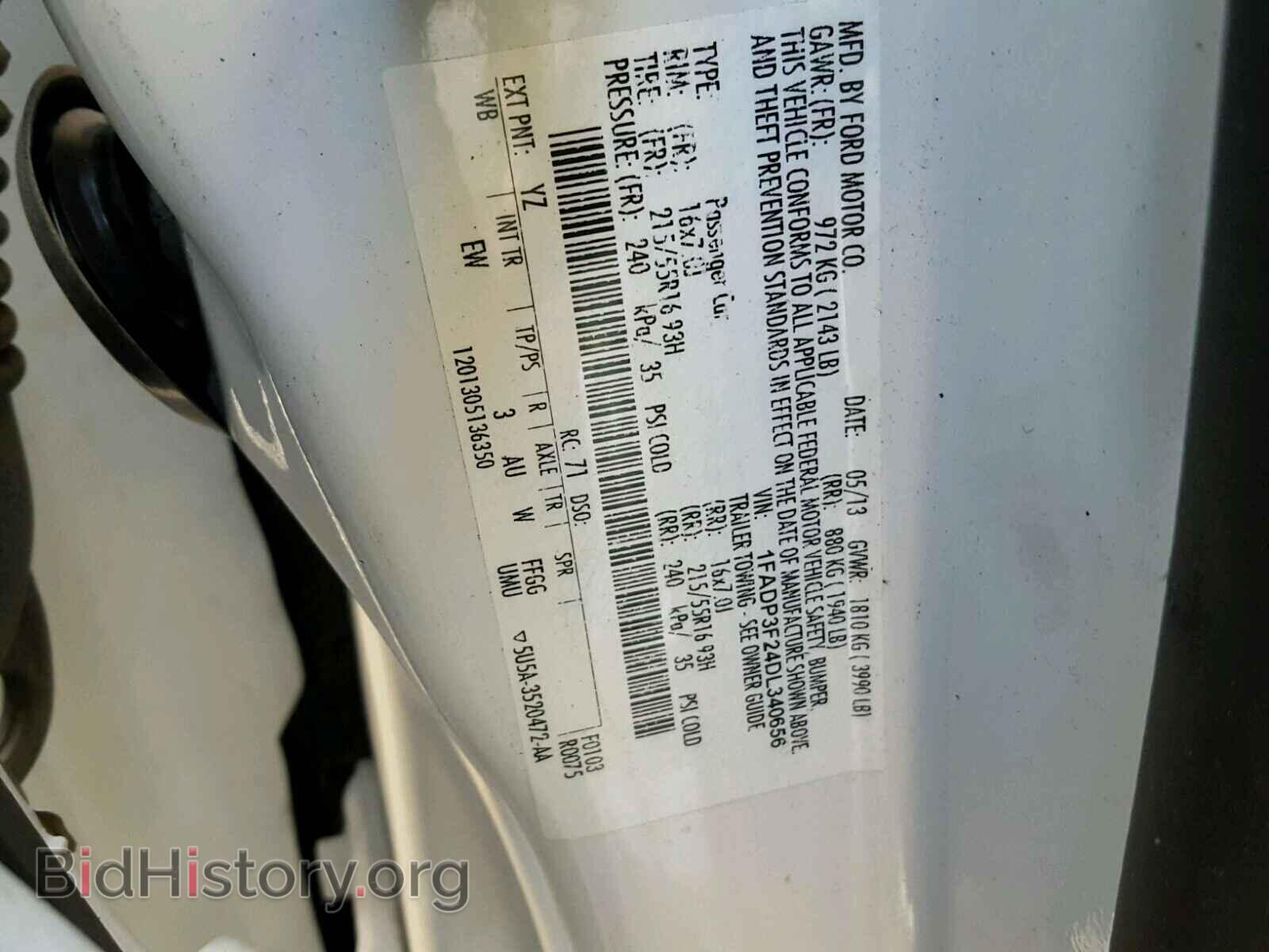 2013 FORD FOCUS - VIN: 1FADP3F24DL340656 - Photo 10