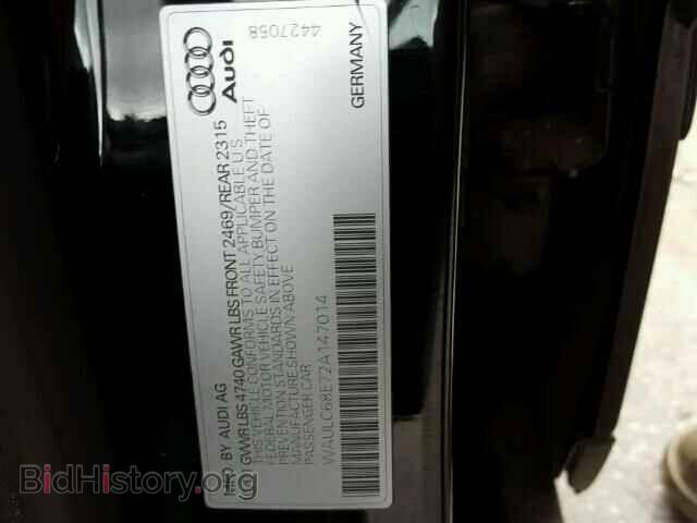 2002 AUDI A4 - VIN: WAULC68E72A147014 - Photo 9