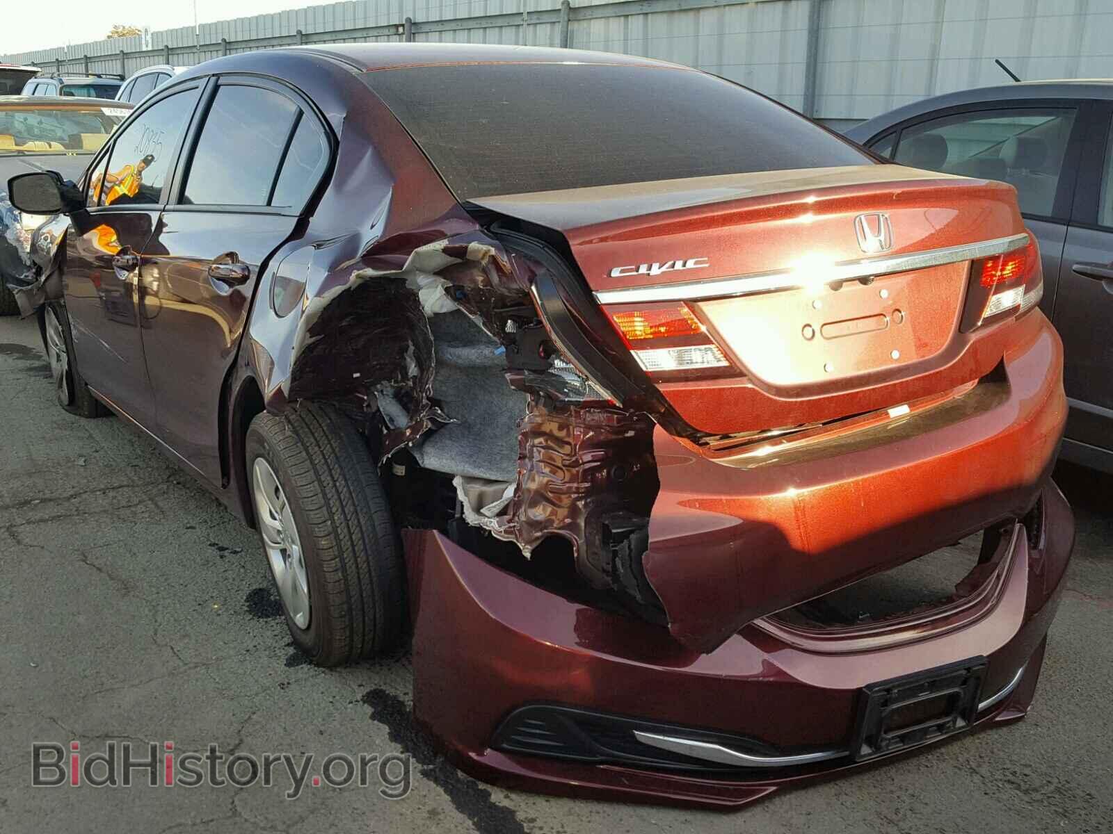 2013 HONDA CIVIC - VIN: 19XFB2F58DE237514 - Фото 3