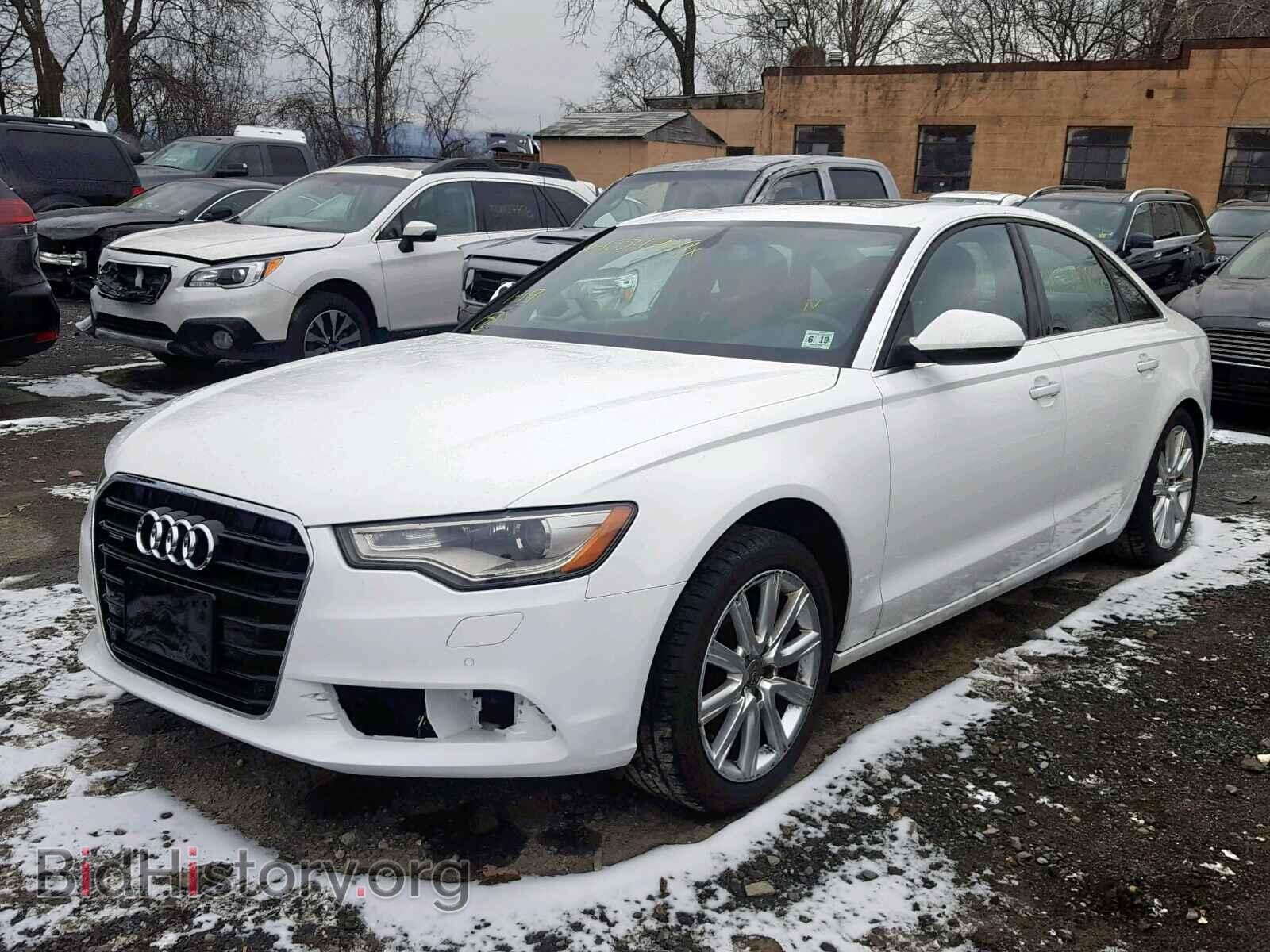 2014 AUDI A6 - VIN: WAUGFAFC7EN122673 - Фото 2