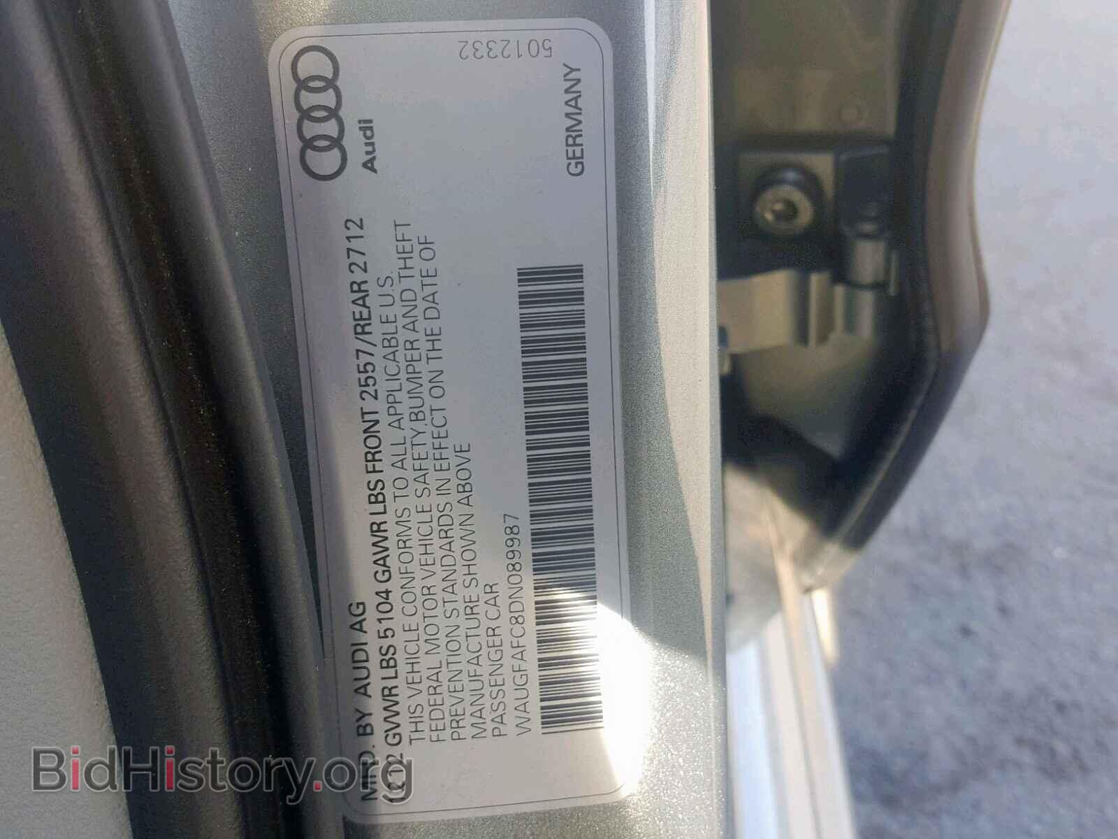 2013 AUDI A6 - VIN: WAUGFAFC8DN089987 - Photo 10