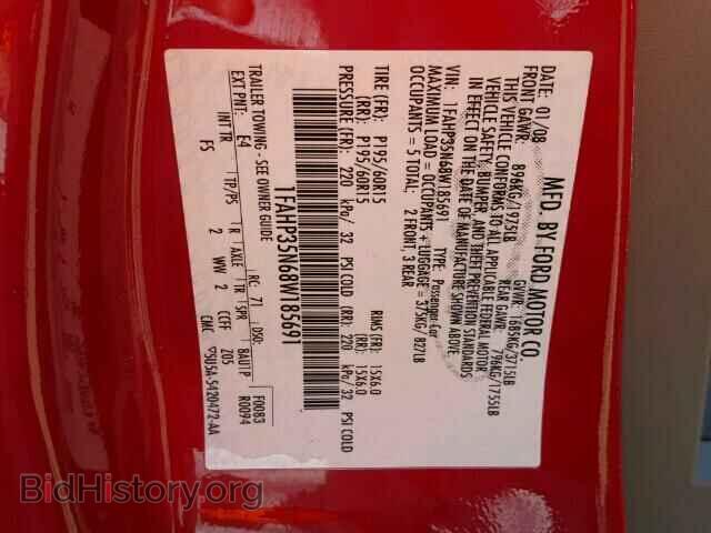 2008 FORD FOCUS - VIN: 1FAHP35N68W185691 - Фото 10