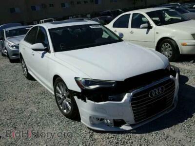 2016 Audi A6 A6 Premium, white — VIN WAUCFAFC0GN068585, Copart