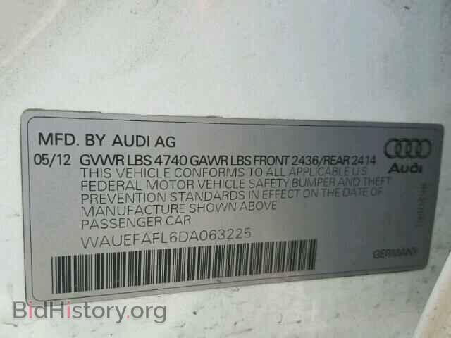 2013 AUDI A4 - VIN: WAUEFAFL6DA063225 - Фото 10
