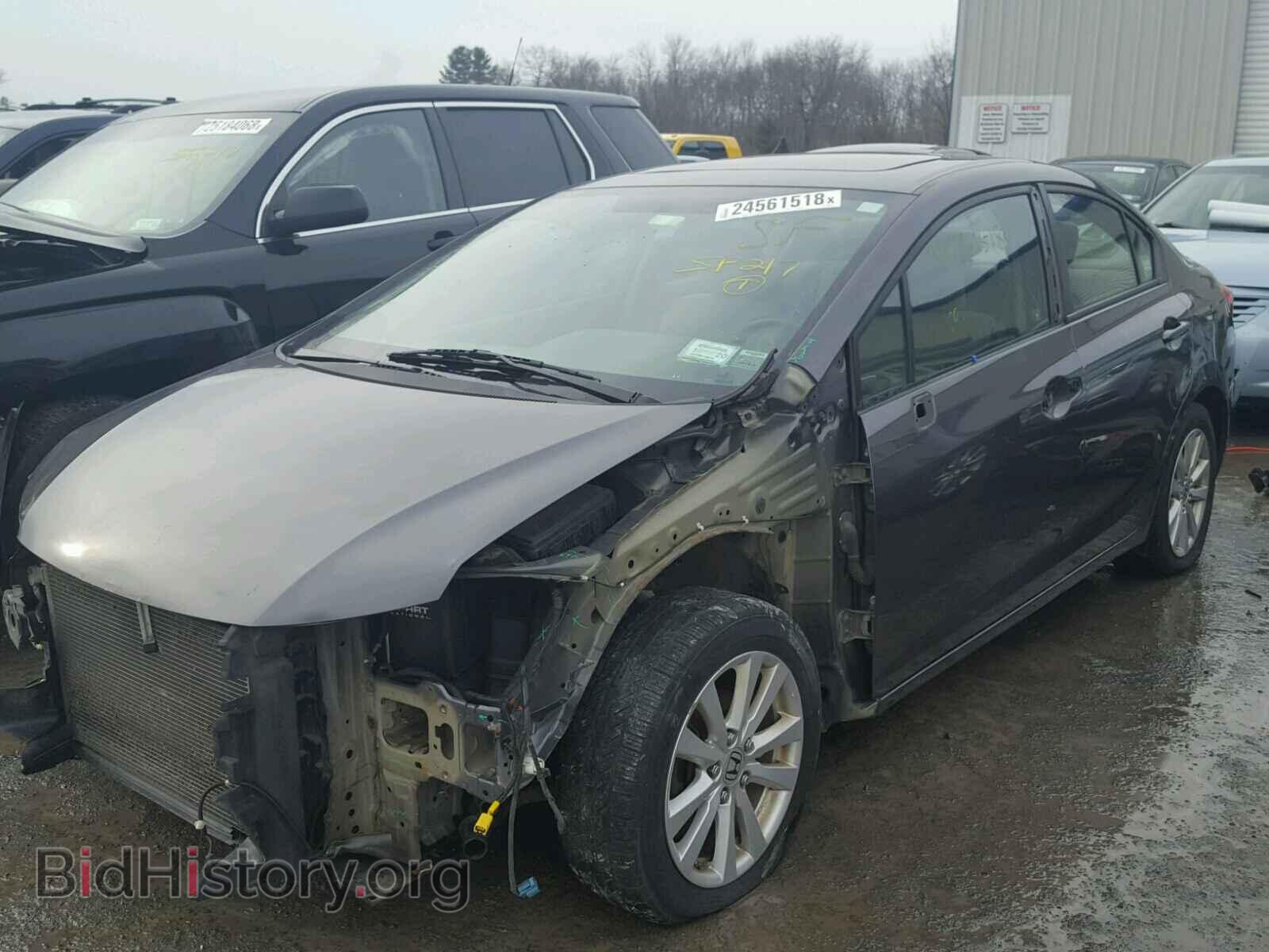 2012 HONDA CIVIC - VIN: 2HGFB2F82CH609539 - Фото 2