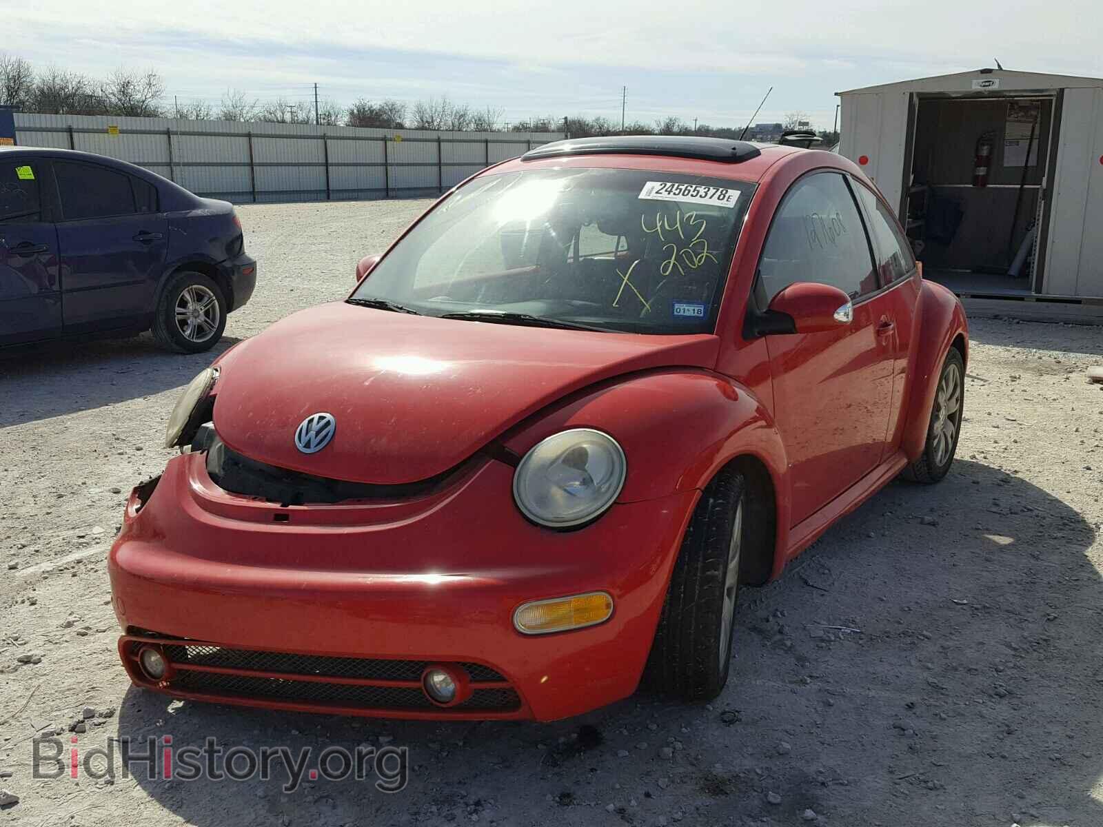 2003 VOLKSWAGEN BEETLE - VIN: 3VWCD21C53M443202 - Фото 2