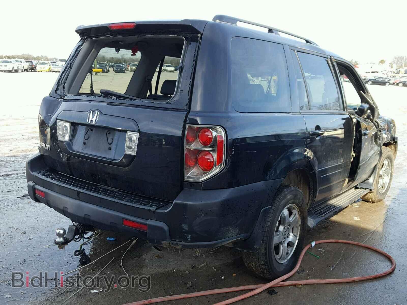 2007 HONDA PILOT - VIN: 5FNYF28687B021762 - Фото 4