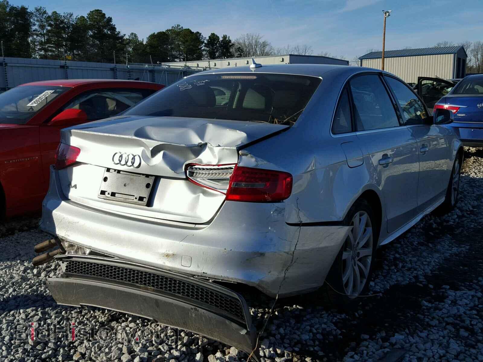 2014 AUDI A4 - VIN: WAUAFAFL8EN012088 - Фото 4