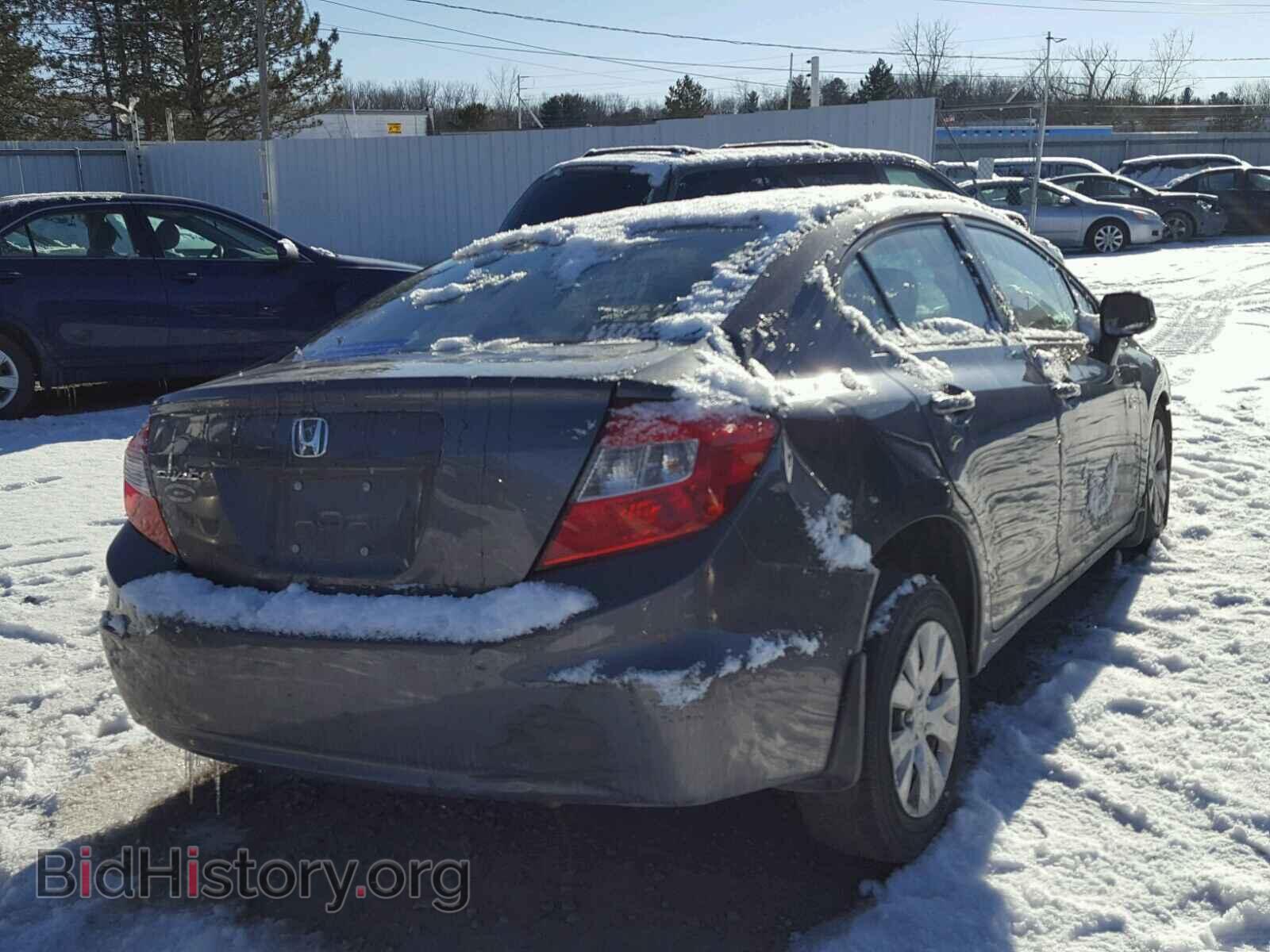 2012 HONDA CIVIC - VIN: 2HGFB2F58CH330036 - Фото 4