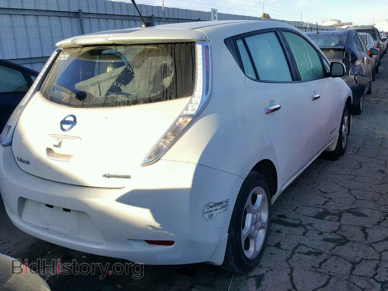 2012 NISSAN LEAF - VIN: JN1AZ0CPXCT027215 - Фото 4