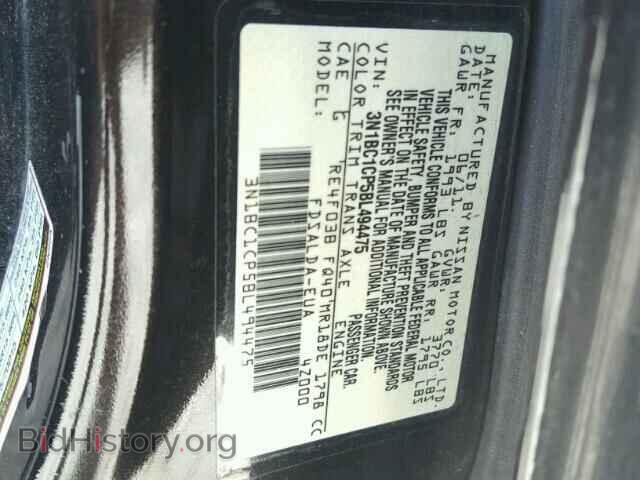 2011 NISSAN VERSA - VIN: 3N1BC1CP5BL494475 - Фото 10