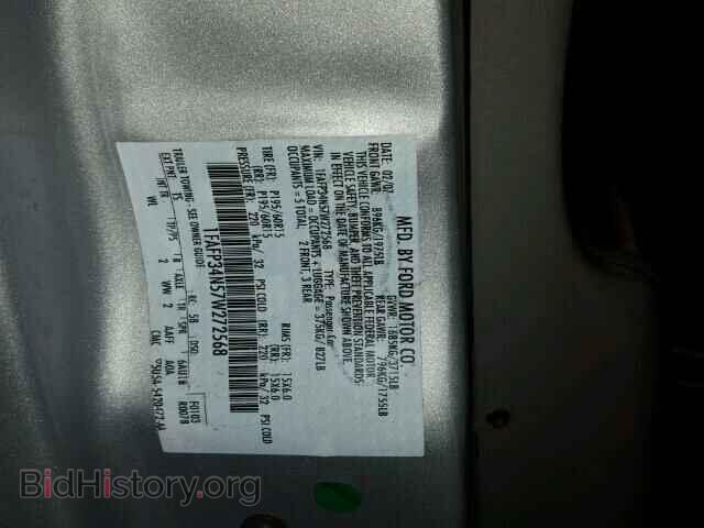 2007 FORD FOCUS - VIN: 1FAFP34N57W272568 - Фото 10