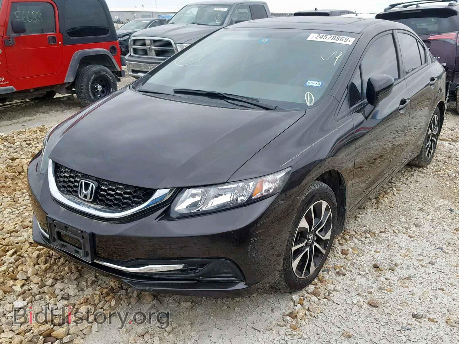 2014 HONDA CIVIC - VIN: 2HGFB2F87EH526742 - Фото 2