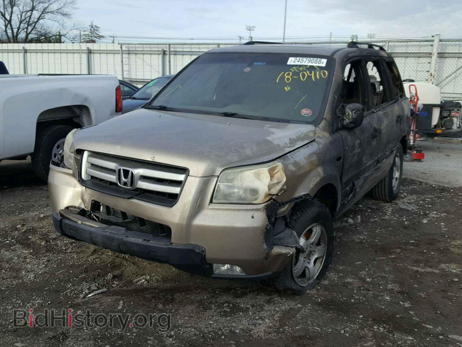 2006 HONDA PILOT - VIN: 2HKYF18596H500743 - Фото 2