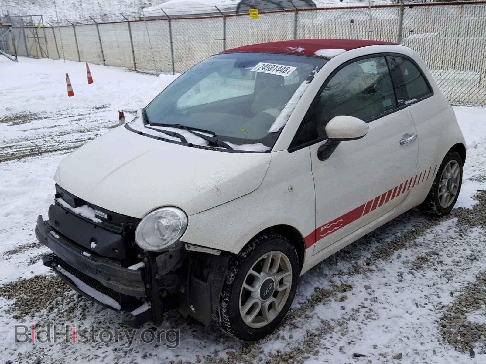 2012 FIAT 500 - VIN: 3C3CFFDR9CT128174 - Фото 2