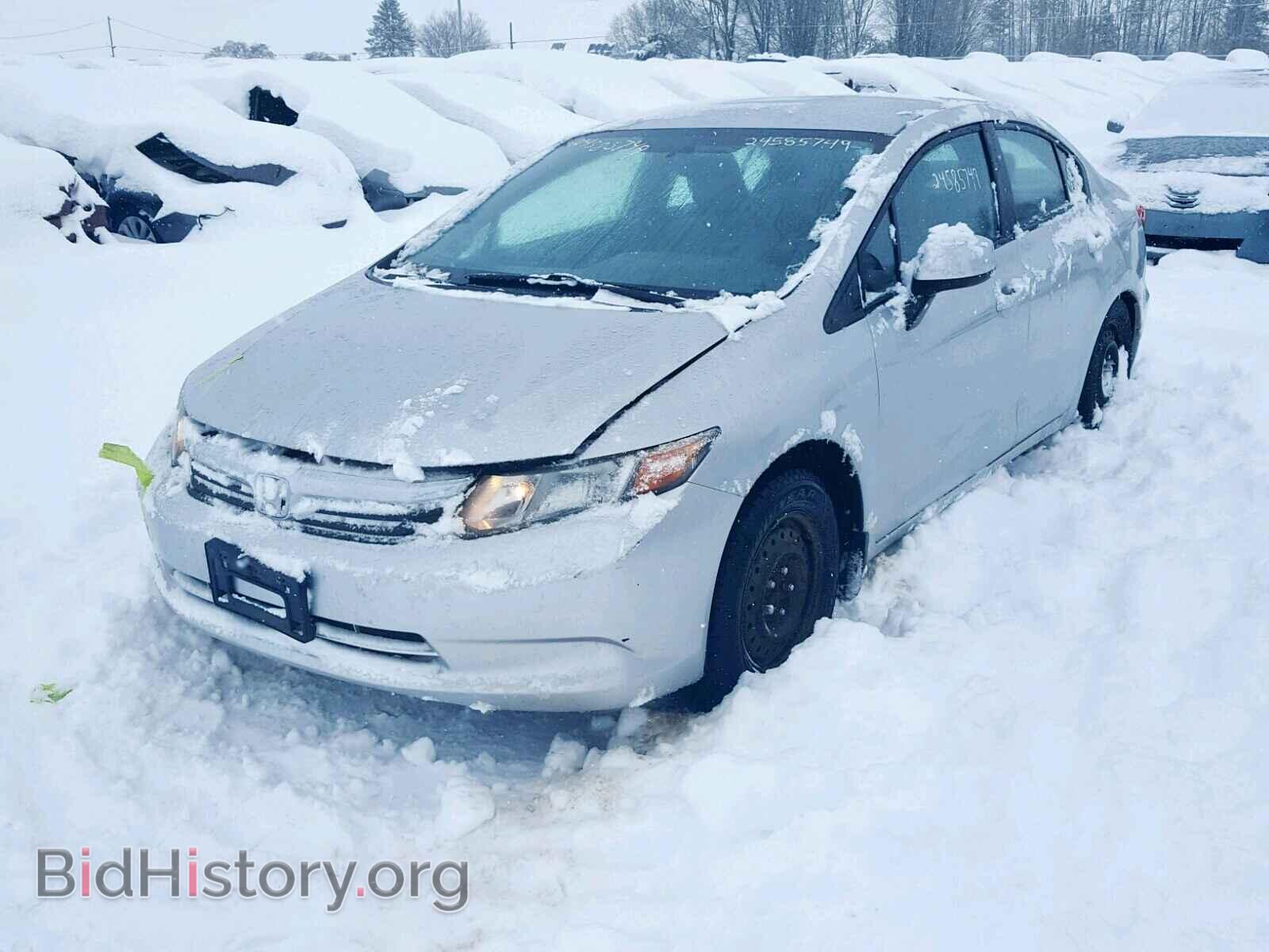 2012 HONDA CIVIC LX - VIN: 2HGFB2F40CH100238 - Фото 2