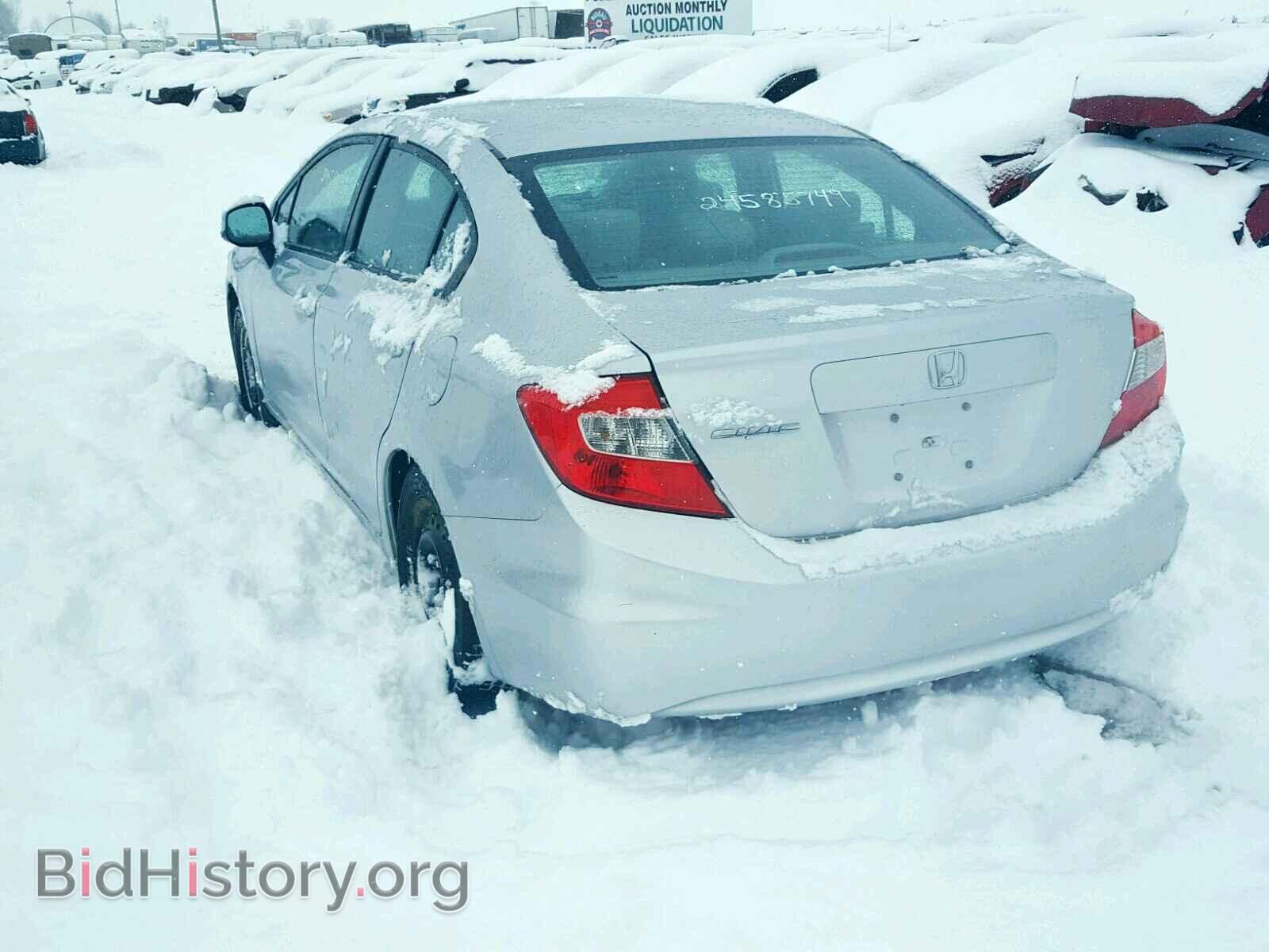 2012 HONDA CIVIC LX - VIN: 2HGFB2F40CH100238 - Фото 3