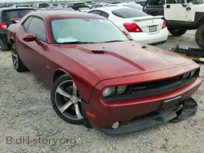 2014 Dodge CHALLENGER, red — VIN 2C3CDYBT2EH224742, Copart