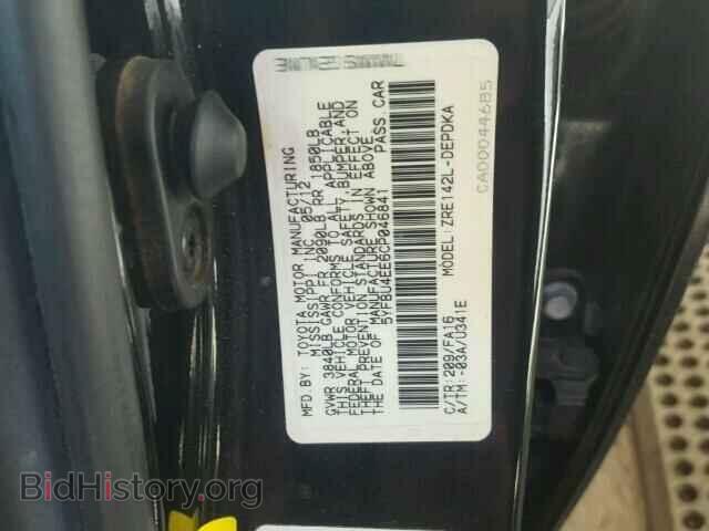 2012 TOYOTA COROLLA - VIN: 5YFBU4EE6CP046841 - Фото 10
