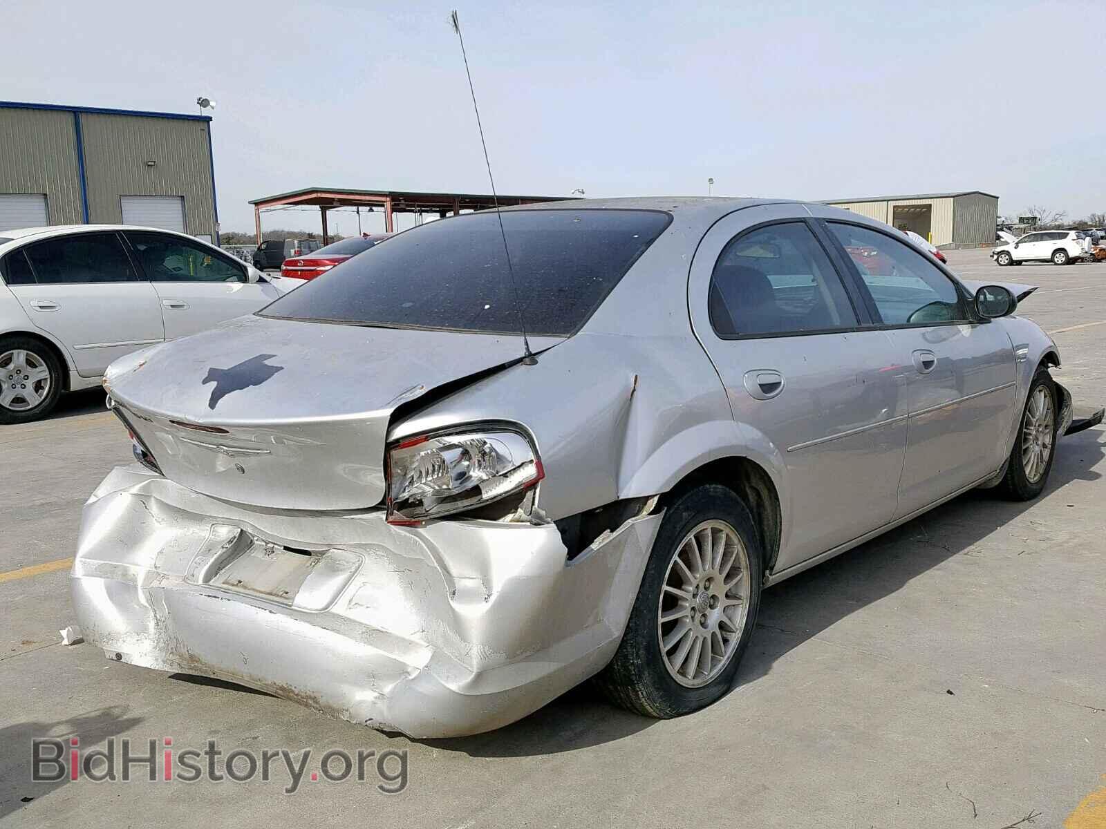 2005 CHRYSLER SEBRING - VIN: 1C3EL46J65N592393 - Фото 4