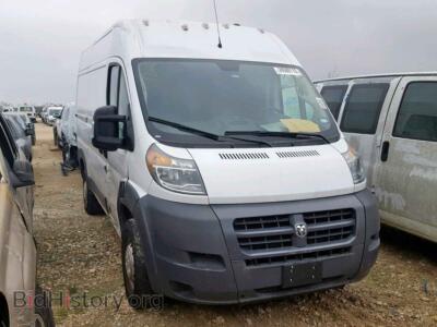 2018 RAM PROMASTER, белый — VIN 3C6TRVCG7JE113050, Copart