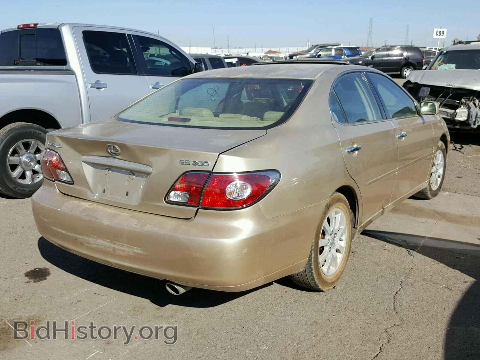 2003 LEXUS ES300 - VIN: JTHBF30G130121029 - Фото 4